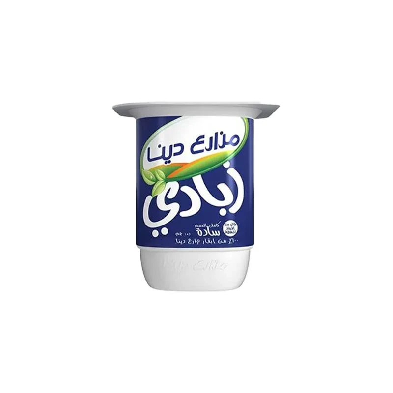 زبادي مزارع دينا  طبيعي 105 جم