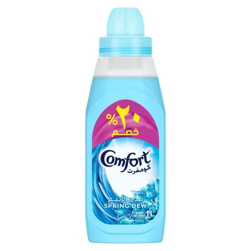 Comfort منعم الأقمشة ازرق ندى الربيع 1 لتر عرض